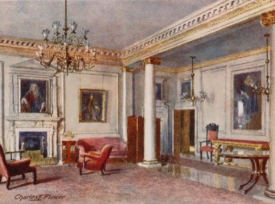 The Reception Room, 10 Downing Street, 1906 by Charles Edwin Flower